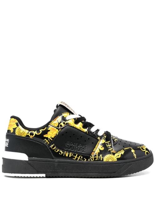 Low sneakers with baroque print VERSACE JEANS COUTURE | 77YA3SJ4 ZP353.G89